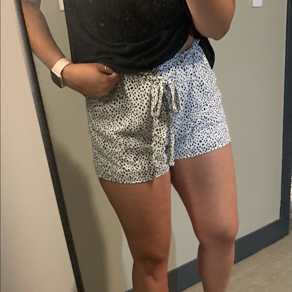 Altar’d State Black & White Print Shorts, M